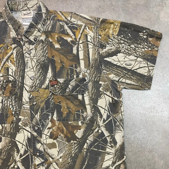 Vintage Woolrich Realtree Hardwoods Camo Button Shirt - Picture 2 of 8